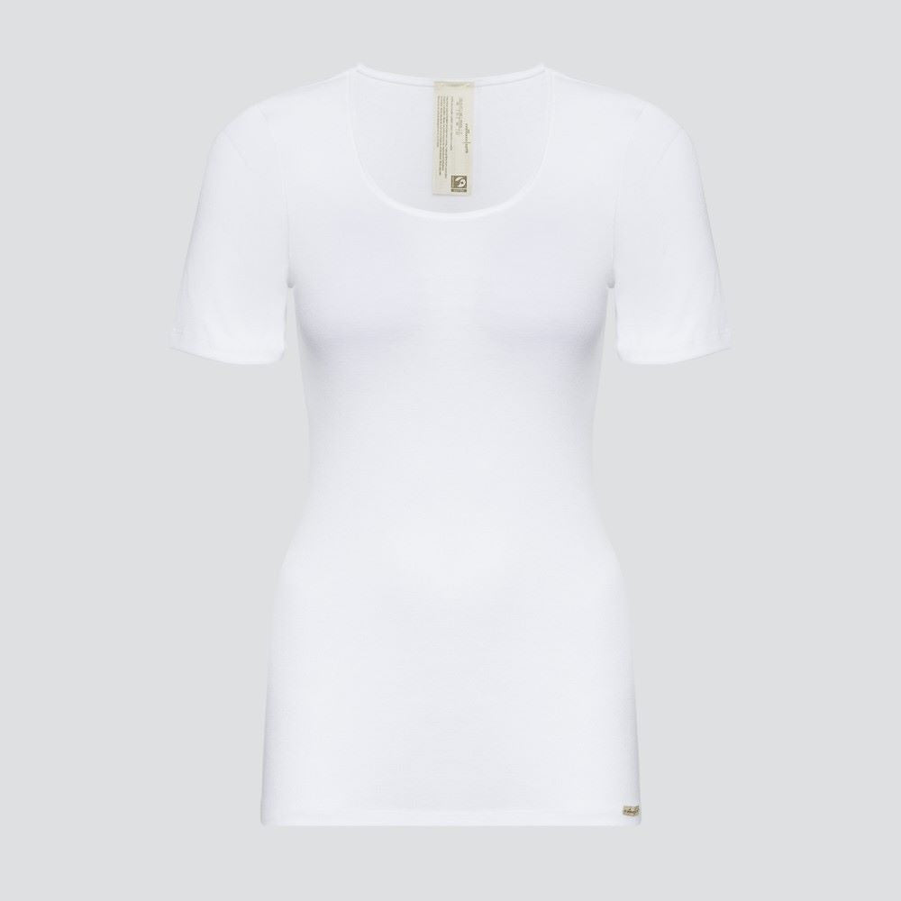 100% organic cotton tshirt in white from Comazo
