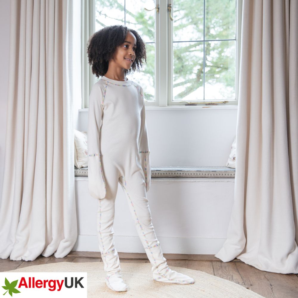 Eczema Scratch Mitten PJ in natural
