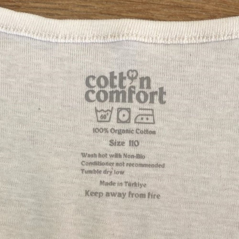 100% Organic cotton Scratch Mitten Shrug from Cotton Comfort