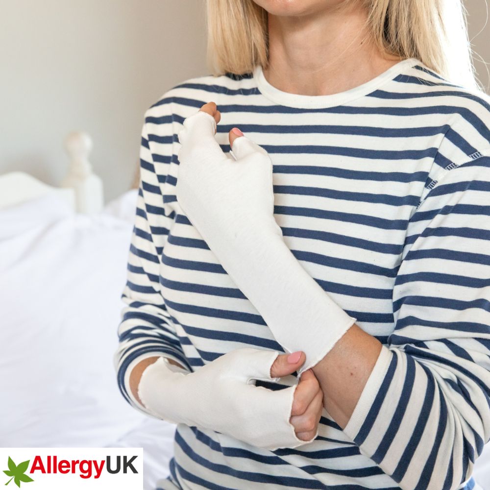 100% organic cotton fingerless gloves from Cotton Comfort