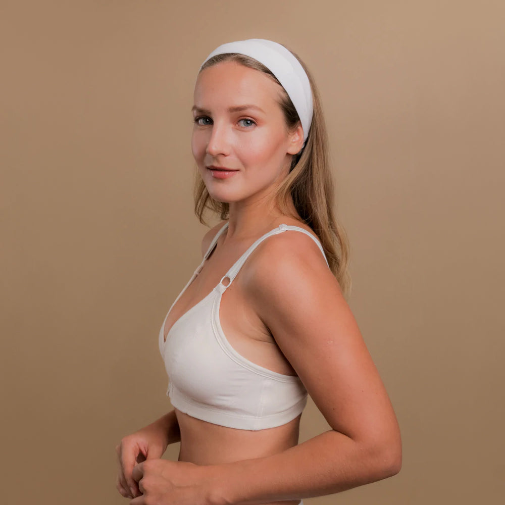 Front Closure Support Bra- 100% Organic Cotton
