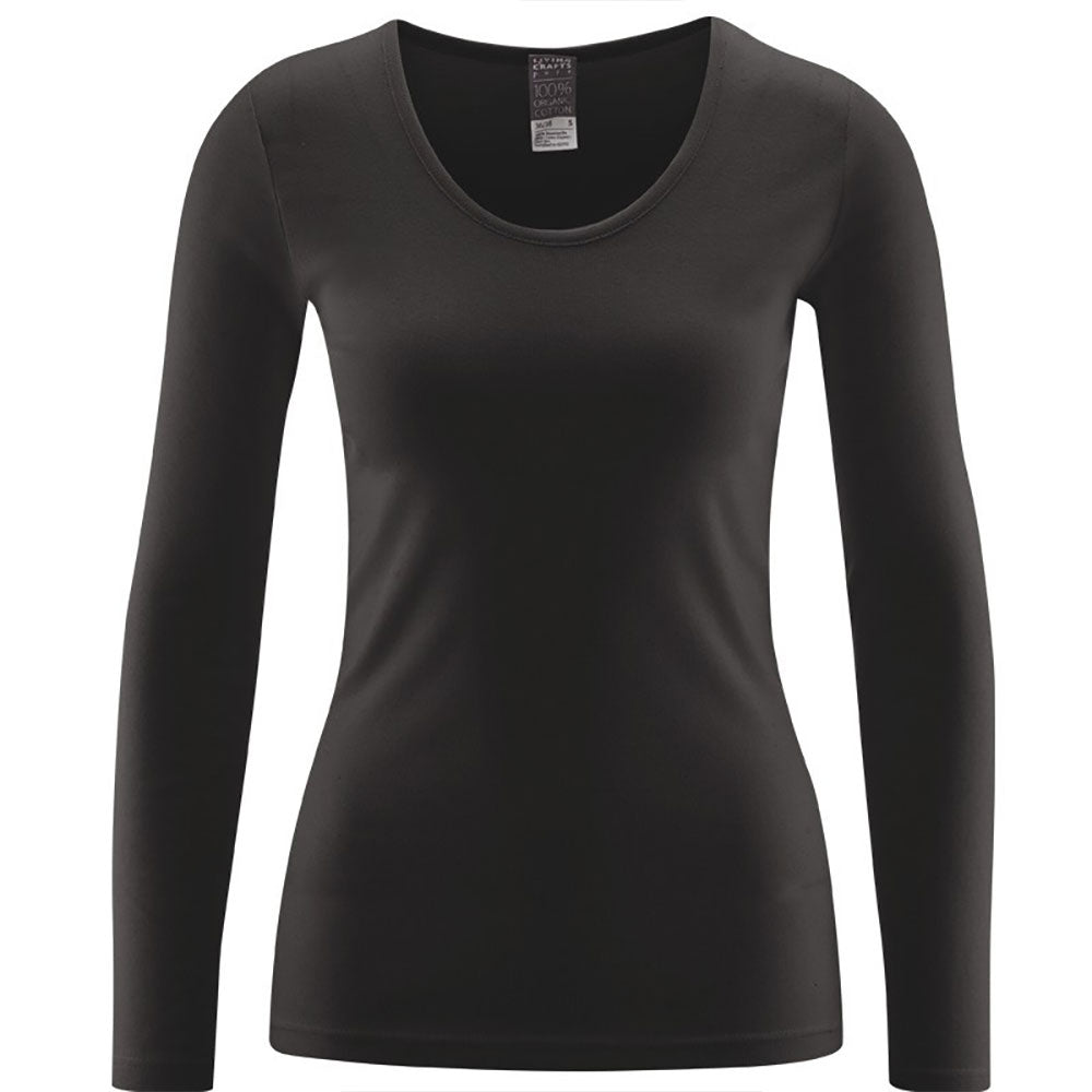 100% organic cotton long sleeve top for adults from Pure Cotton Comfort