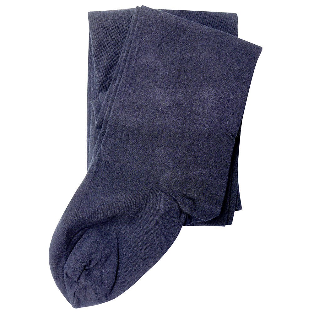 Black Fine 93% Organic Cotton Tights Pure Cotton Comfort