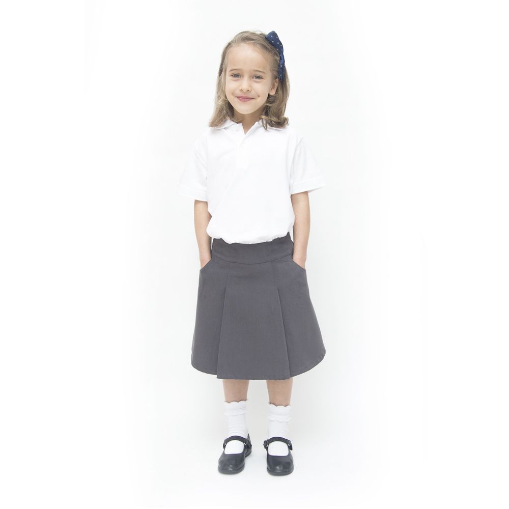 100% organic cotton girls school skirt from Eczema Clothing
