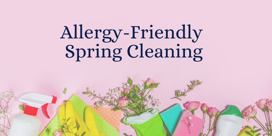 Allergy Friendly Spring Cleaning image for blog