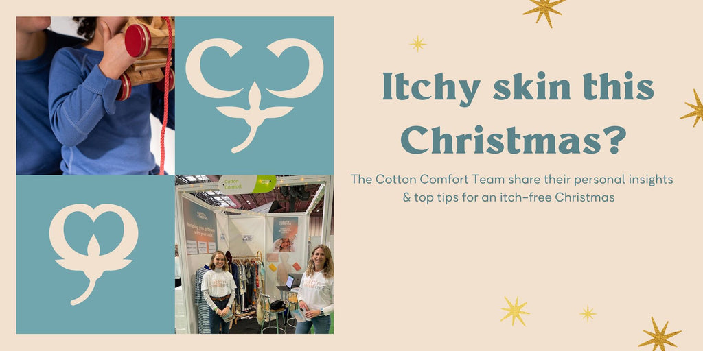 Xmas with itchy skin banner