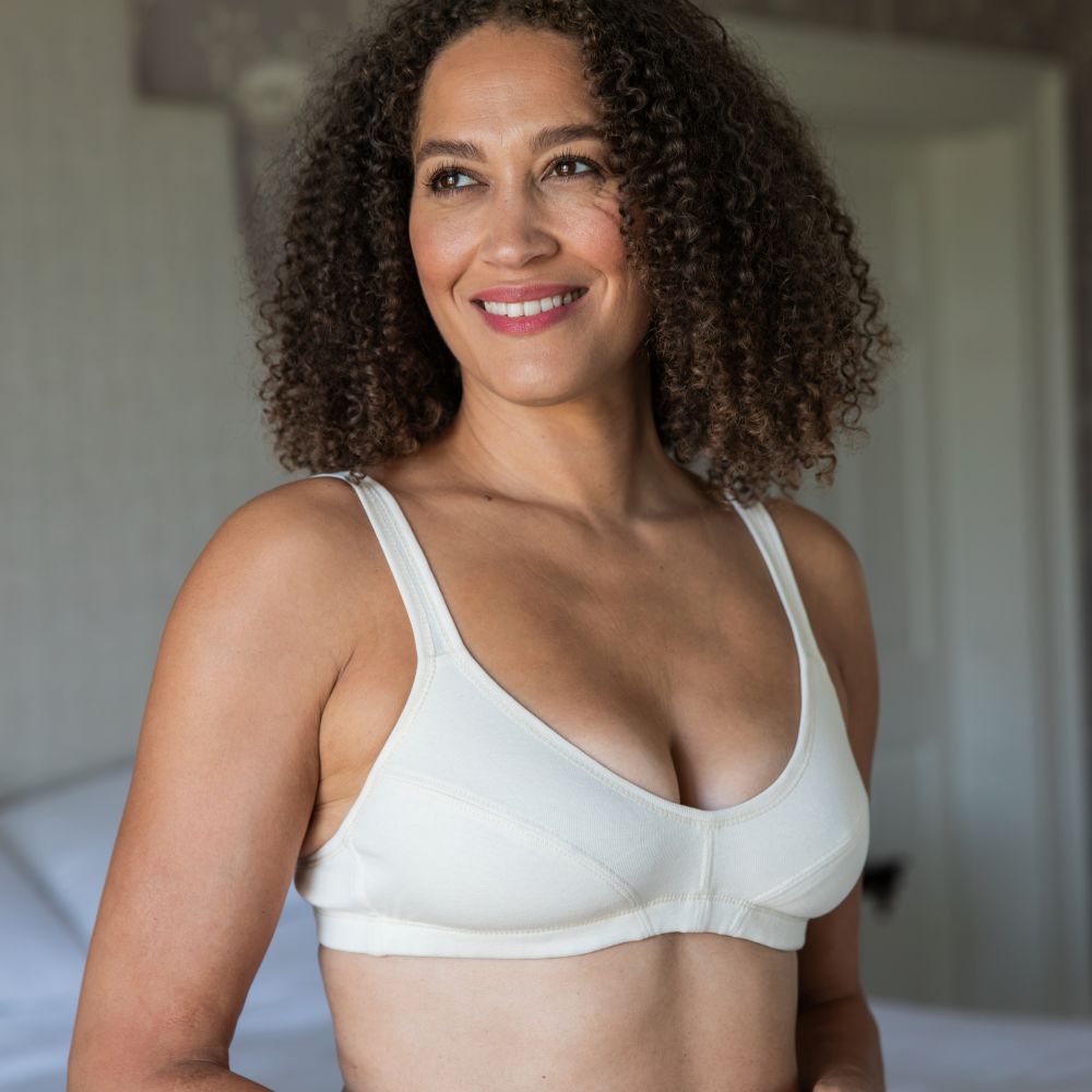Back fastening bra from Cotton Comfort