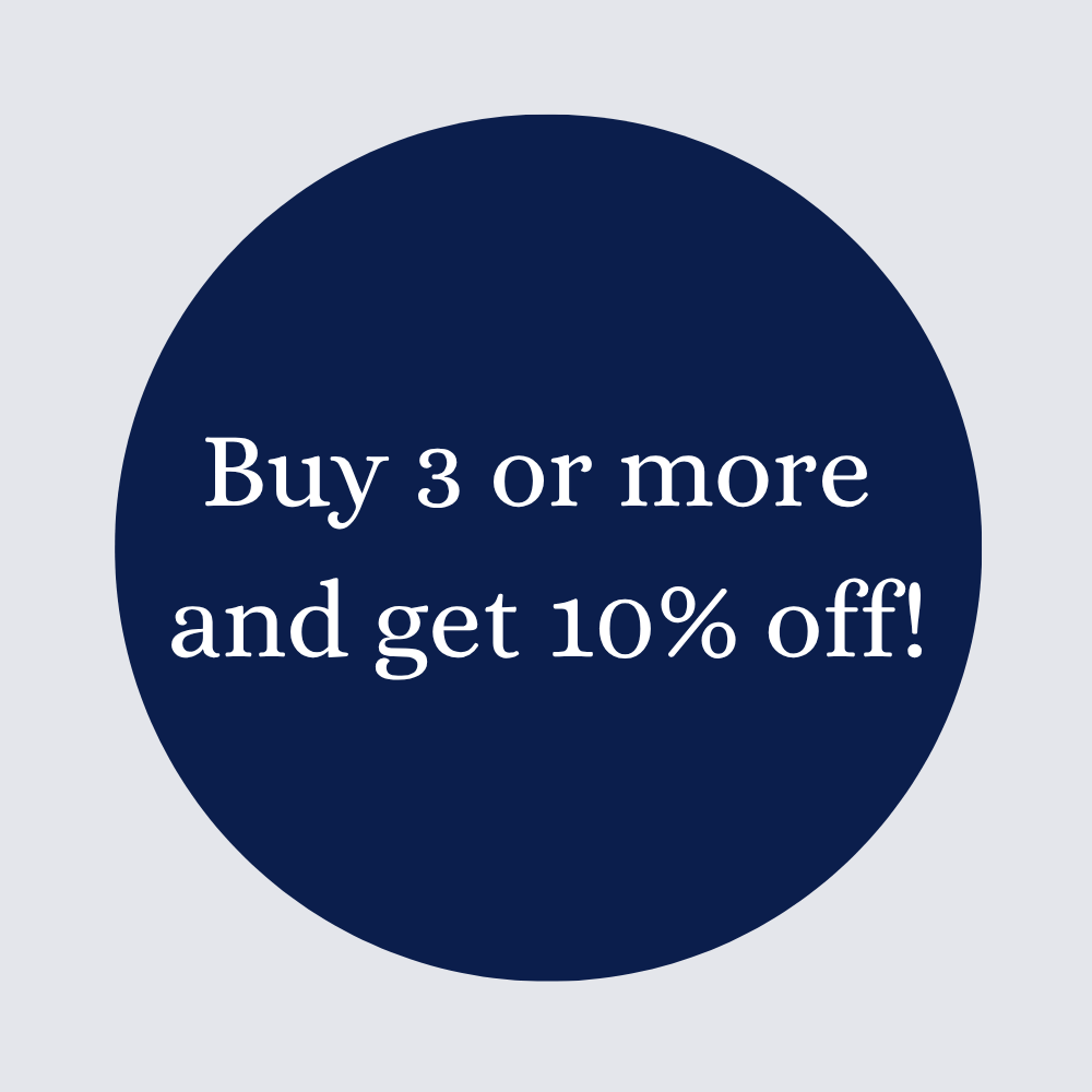Buy 3 or more and get 10% off!