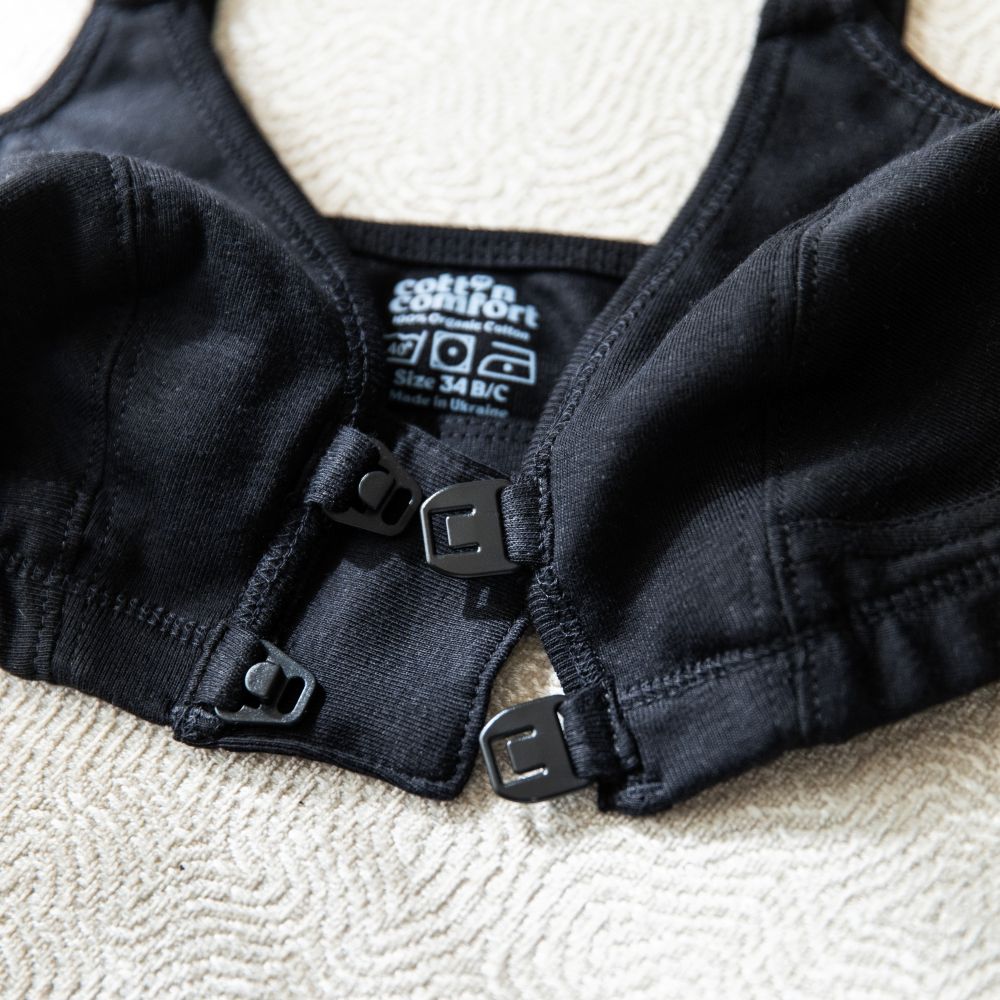 Front fastening bra from Cotton Comfort