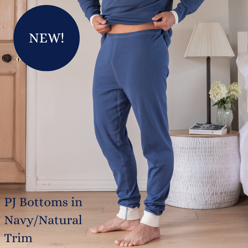 organic cotton pj bottoms for men and women