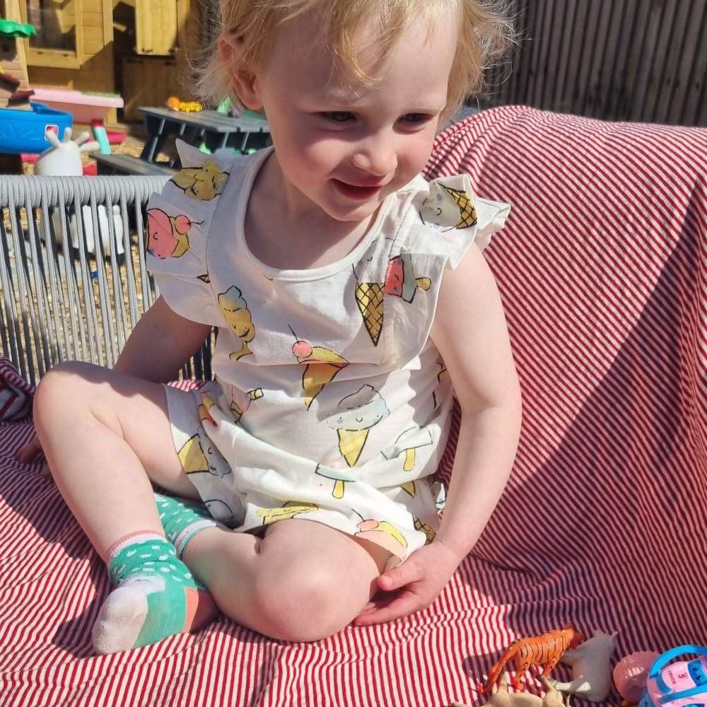 Striped playmat/blanket from Albero Natur