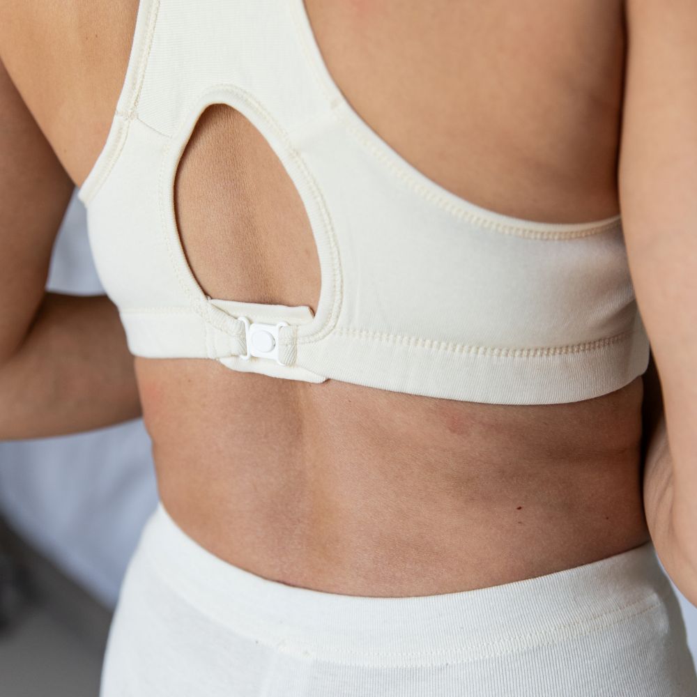 Racerback active bra from Cotton Comfort