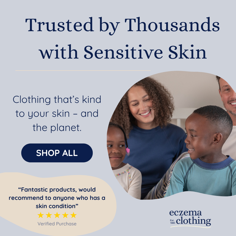clothing for adults and children with eczema and sensitive skin