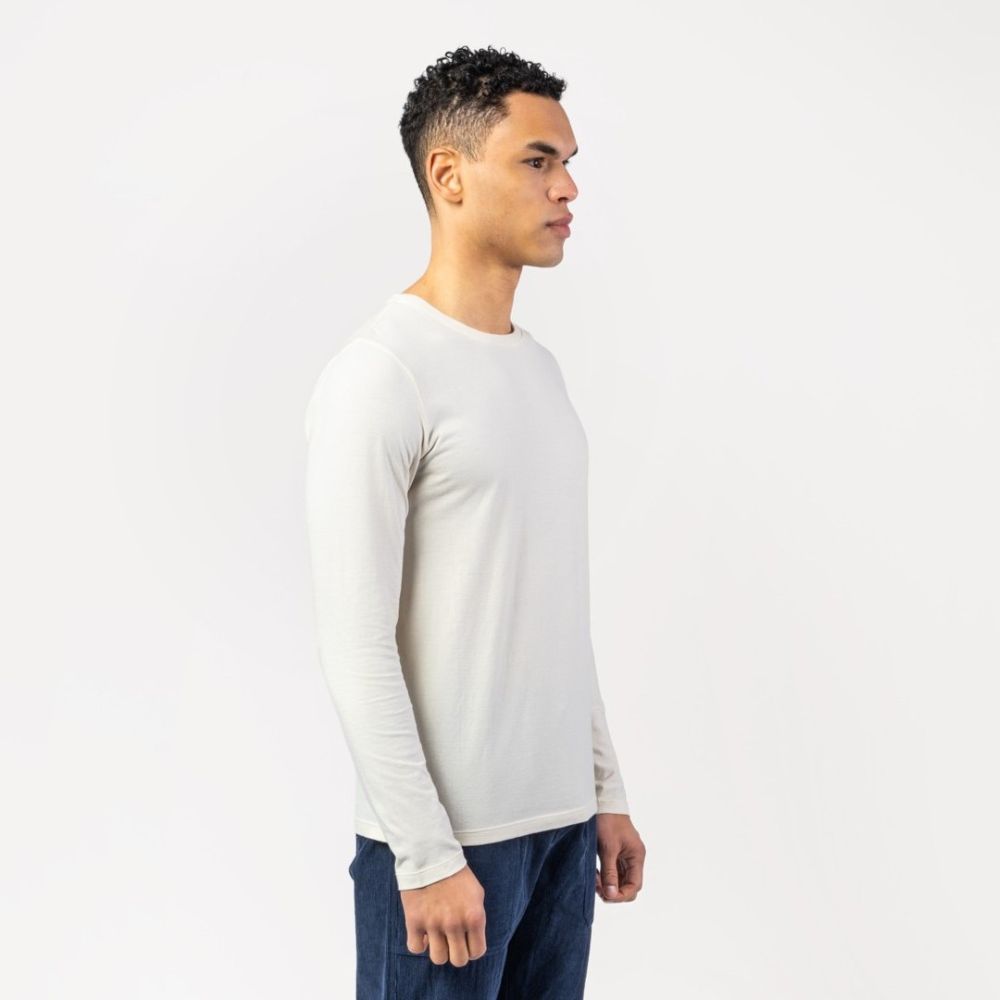 Ecru Long Sleeve T-shirt from Living Crafts 