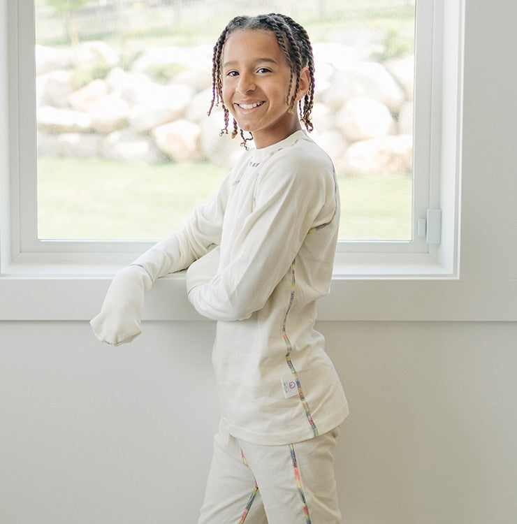 Scratch mitten T in natural from Cotton Comfort