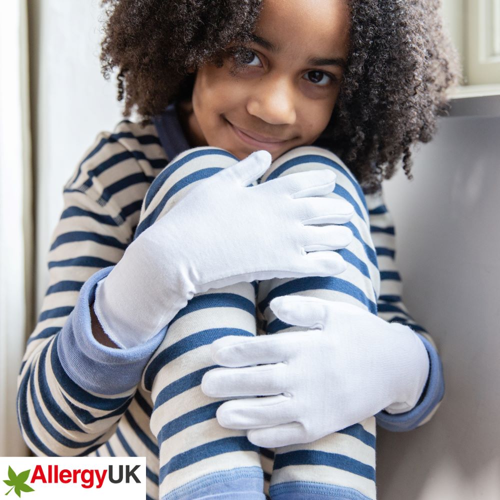 100% organic cotton gloves for kids from Cotton Comfort