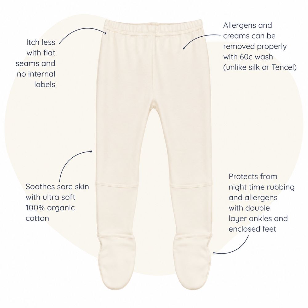 Eczema Ankle Protect PJ Bottoms (1-4 yrs)