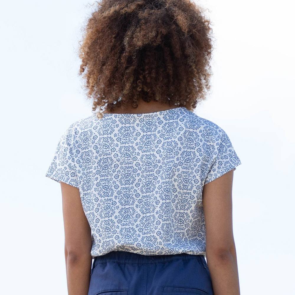 Printed slub jersey top from Kite - 100% organic cotton