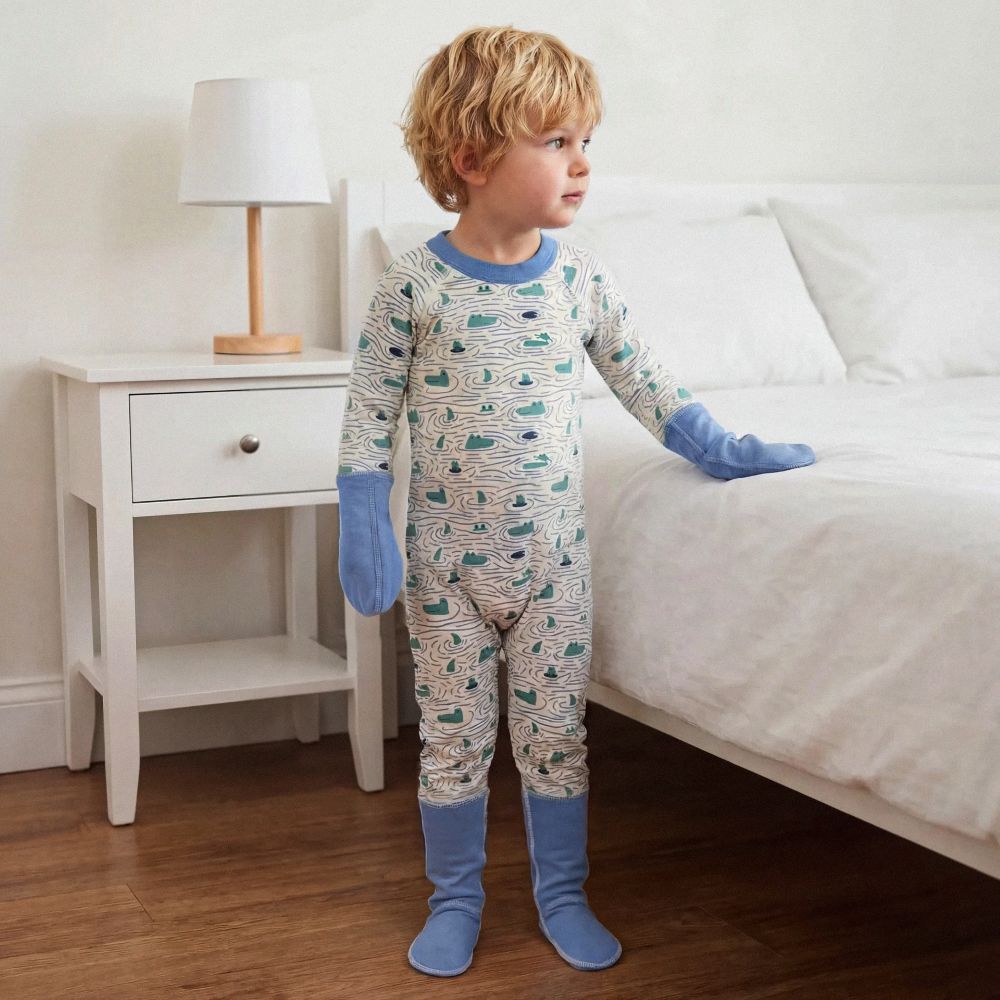 Crocodile Print all in one PJ 