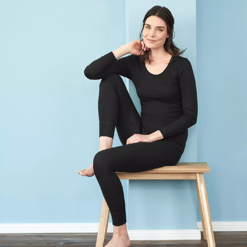 Women's Long Johns 100% Organic Cotton Seamless – Eczema Clothing
