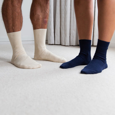 No Elastic 100% Organic Cotton Socks from Pure Cotton Comfort