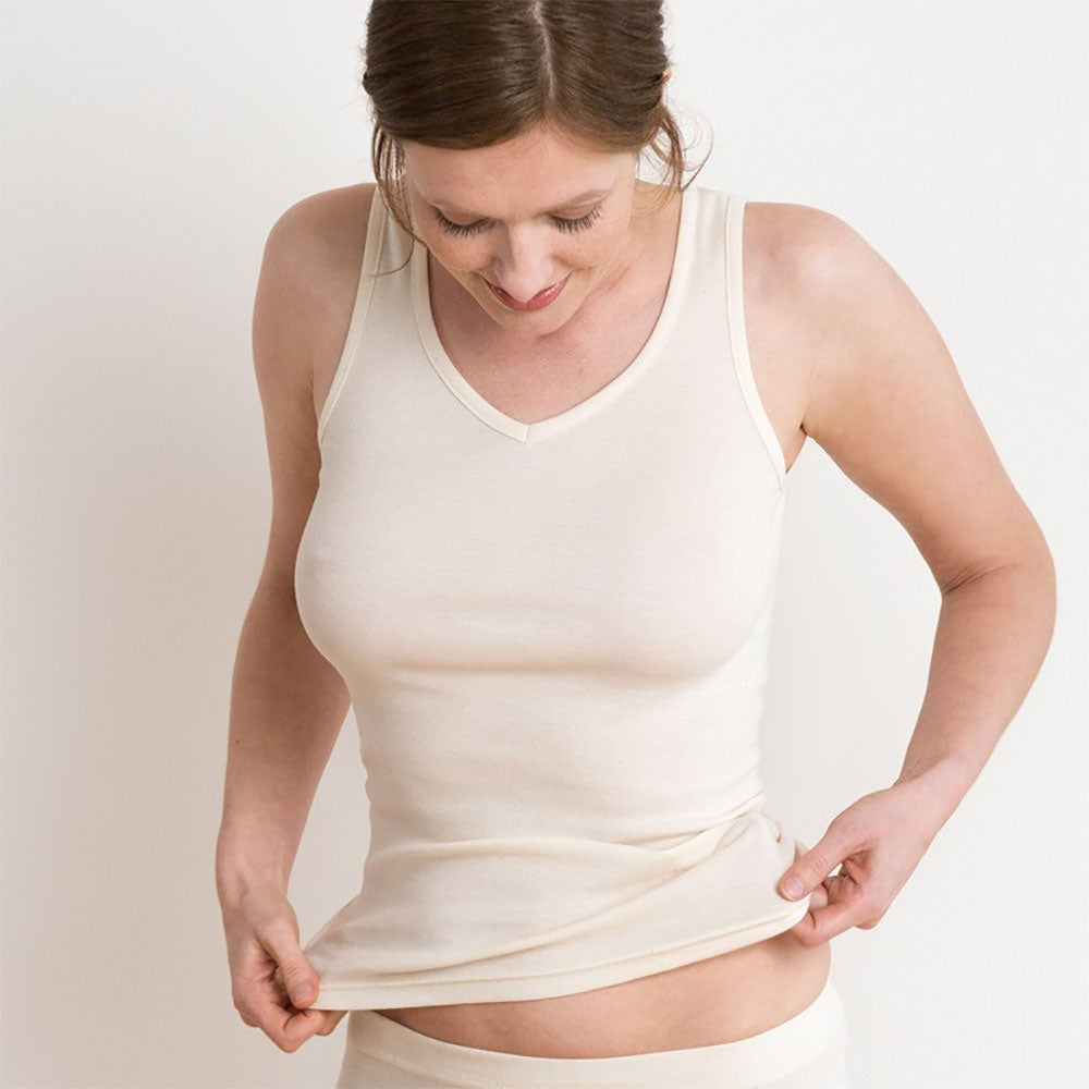 V Neck Vest from Pure Cotton Comfort