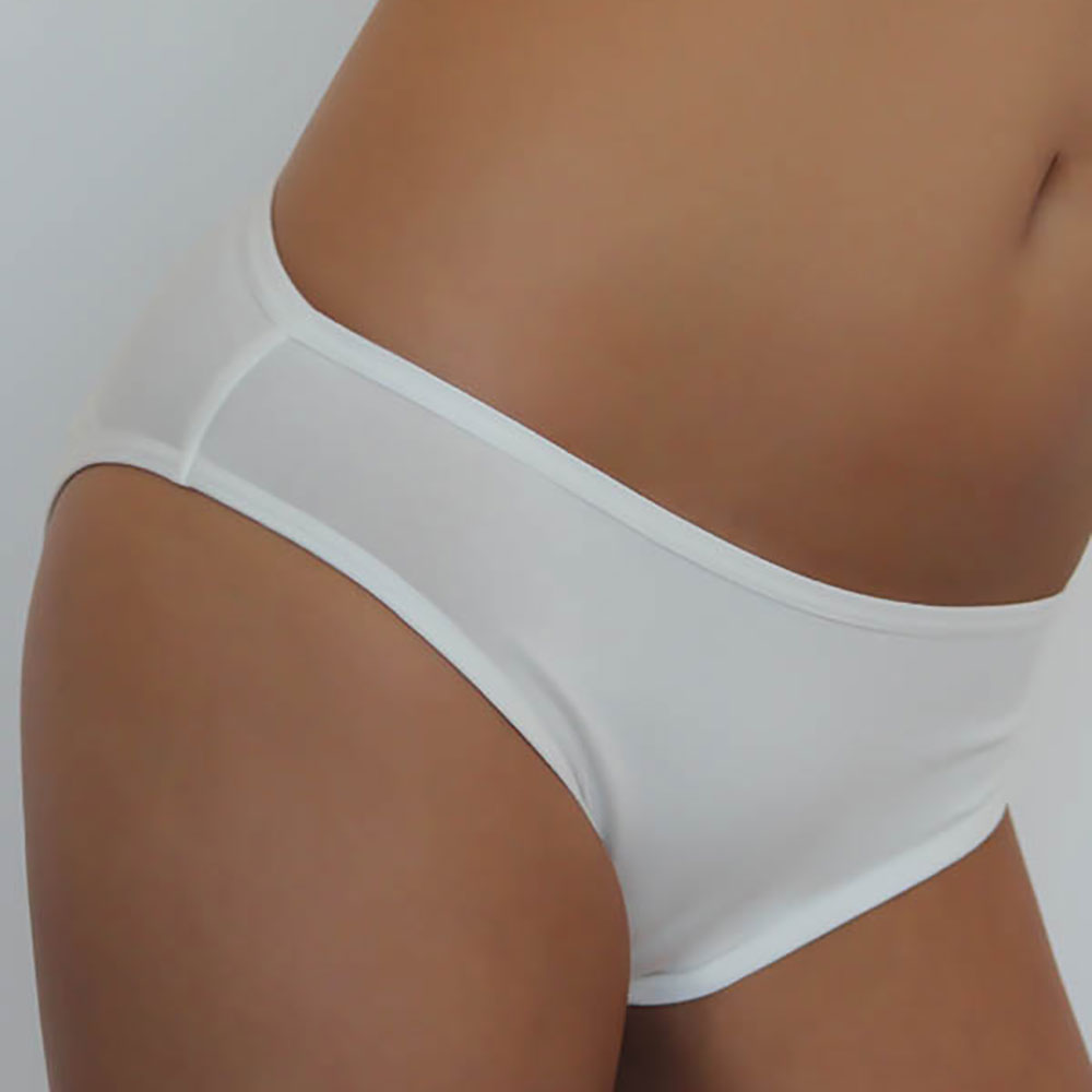 Underwear  Skiny Womens Every Day In Cotton Rib White • Anointed Tabernacle