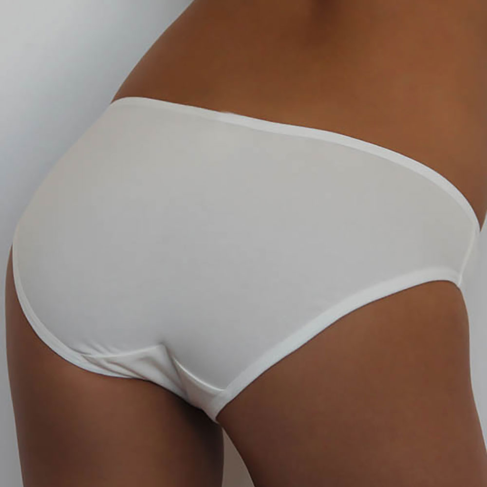 100% Nature Bikini Panty Star White L