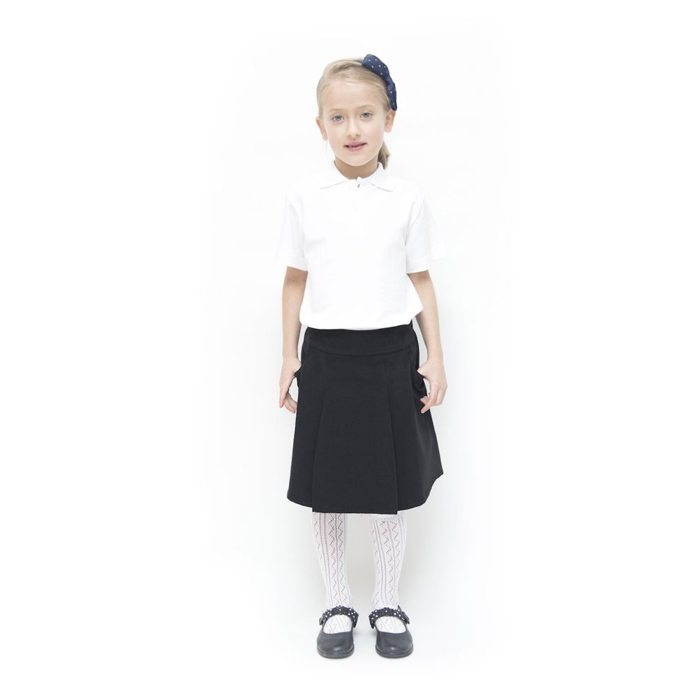 Girls grey sale school skort