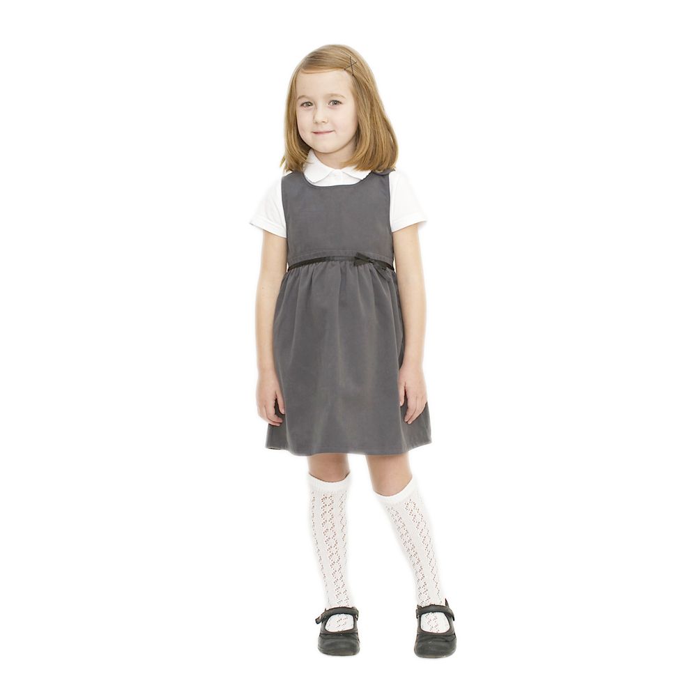 Girls School Pinafore - 100% Organic Cotton | Eczema Clothing