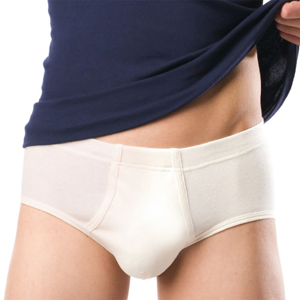 100% Organic Mens Underwear XXL Trunks Undyed Unbleached Pure